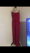 Load image into Gallery viewer, Adjustable Burgundy Jumpsuit
