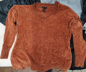 Chenille long sleeved sweater by Ms. Maggie