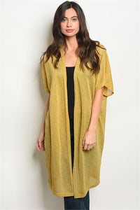 Available by Angela Fashion Mustard Kimono