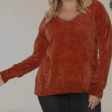 Load image into Gallery viewer, Chenille long sleeved sweater by Ms. Maggie
