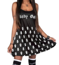 Load image into Gallery viewer, Goth skater dress
