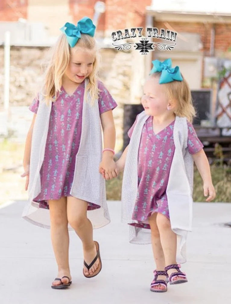 COWBOYS & INDIANS DRESS BY CRAZY TRAIN FOR YOUR LITTLE COWKID