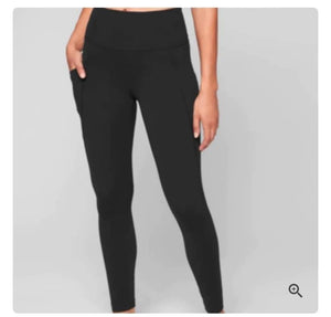 Black leggings with pockets adults